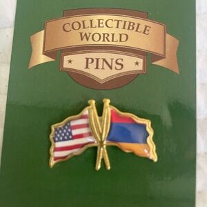 American/ Armenian Pin
